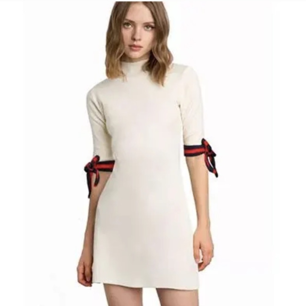Pixie Market White Knit Dress
